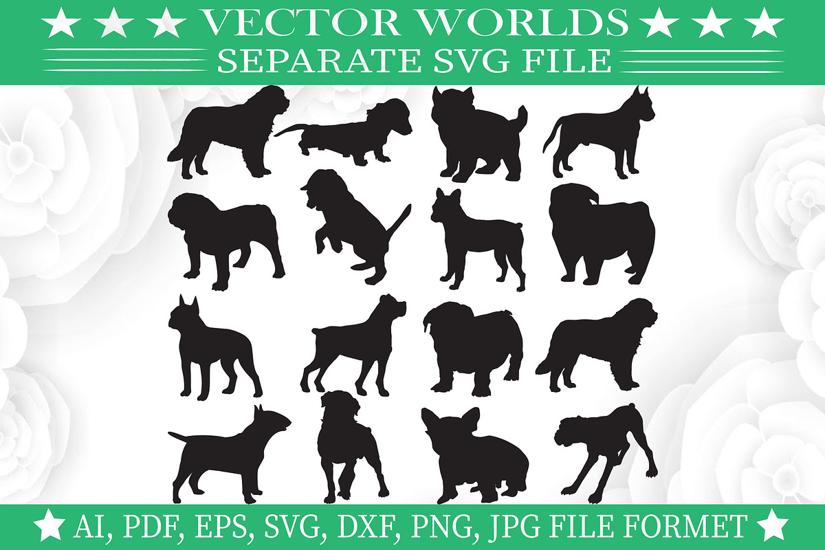 Bulldog Svg, Dog, Dogs Svg, an Object Graphic by VectorWorlds (Photo 2 of 3)