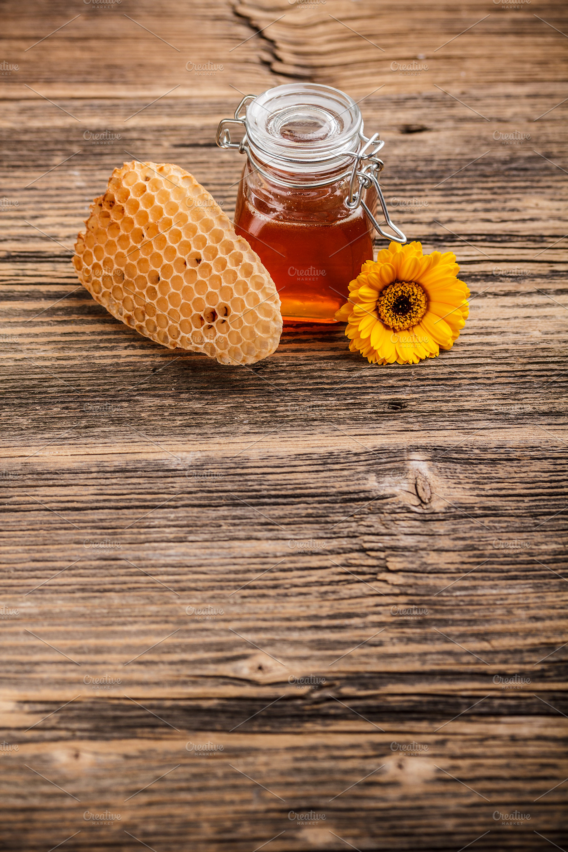 Jar of honey stock photo containing apiculture and beekeeping