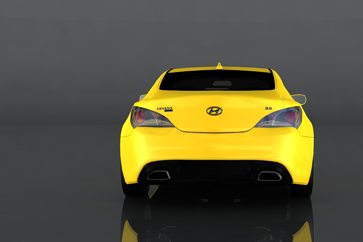 2010 Hyundai Genesis Coupe, a Cars & Vehicle 3D Model by valtriiu (Photo 6 of 12)