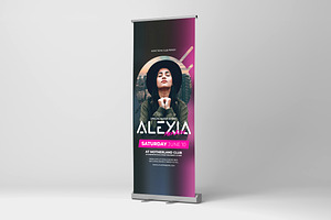 Roll Up Banner Mockups Vol. 01