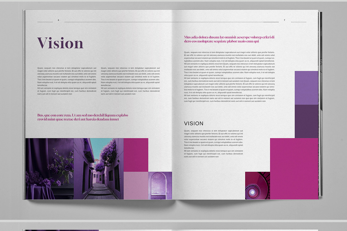 Purple Studio Brochure Template, a Brochure Template by Boris Cupac (Photo 5 of 7)