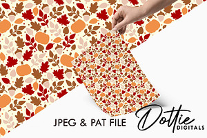 Fall Leaves Repeat Pattern