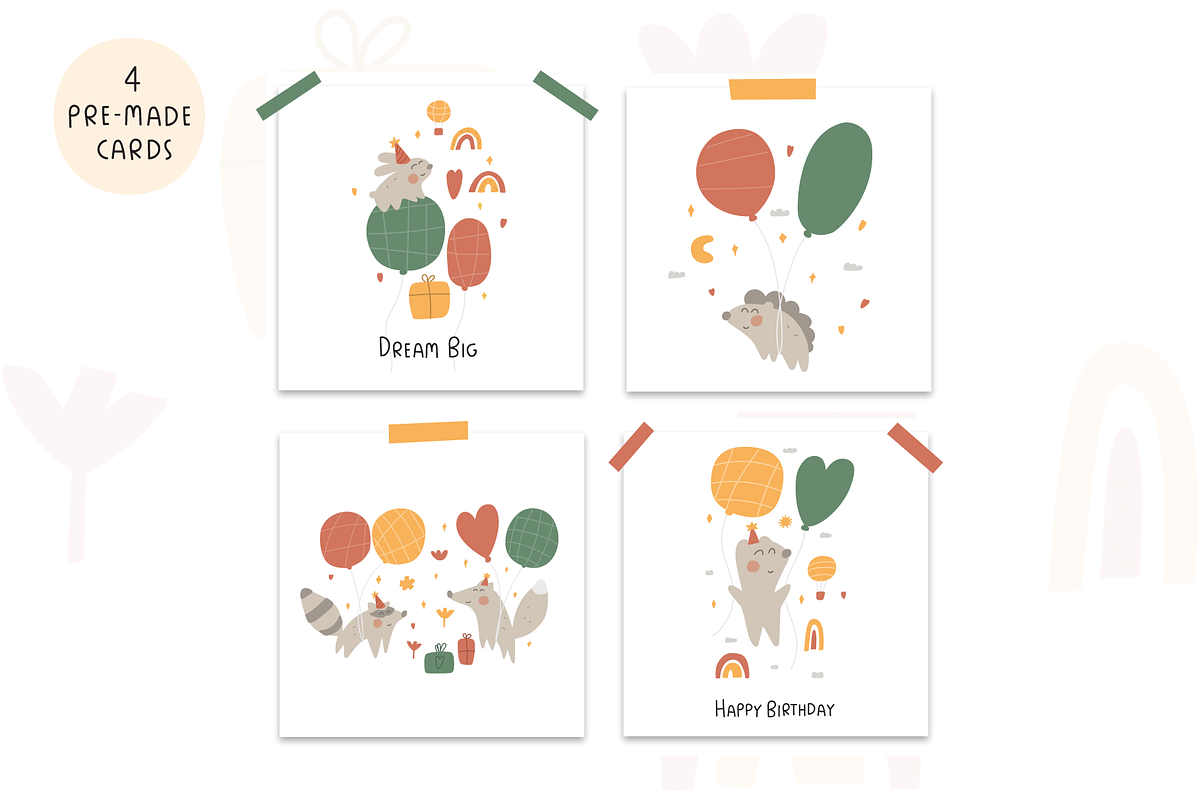 Let's celebrate, an Animal Illustration by cutelevindesign (Photo 6 of 11)