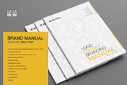 Brand Manual - REAL TEXT, a Brochure Template by Mastergfx (Thumbnail 1 of 13)