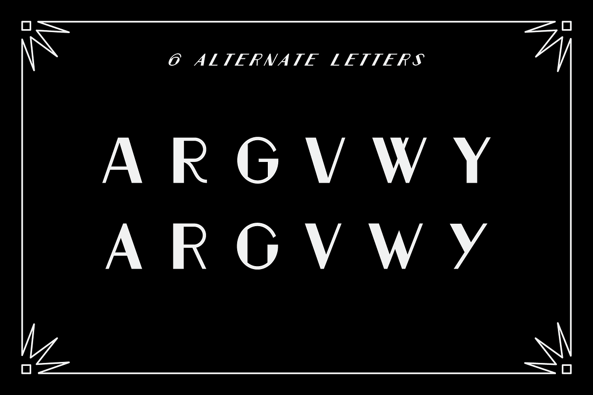 BDC Black Market Display Font, a Font by Brethrendesignco (Photo 4 of 5)