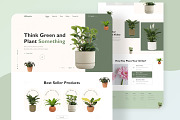 Planting Shop Website Template, a Landing Page Template by uiwarrior (Thumbnail 2 of 3)