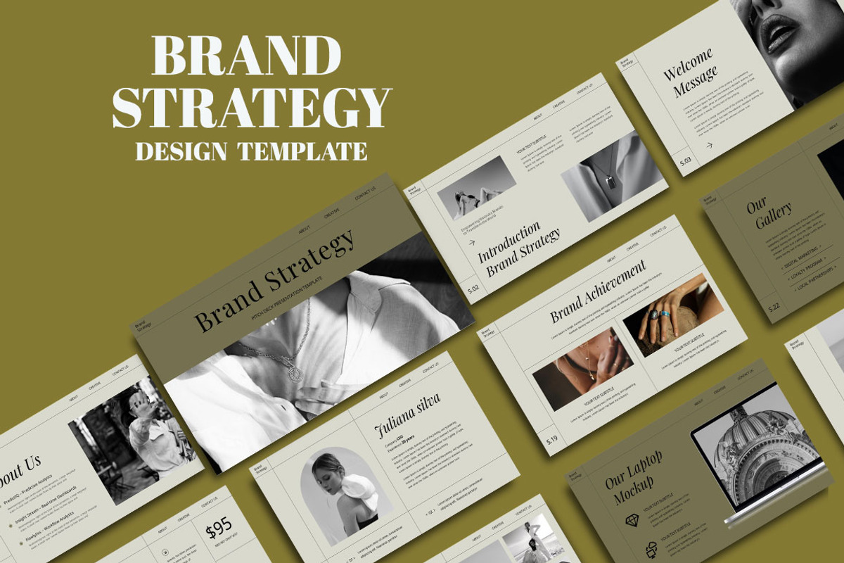 Brand Strategy Persentation, a Presentation Template by yanindesign (Photo 1 of 5)