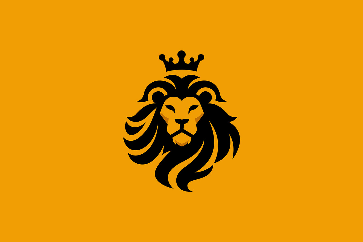 Majestic Lion Head Crown Logo, a Branding & Logo Template by Signatoro (Photo 3 of 3)