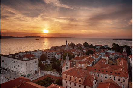 Top view of the Zadar, Croatia., an Architecture Photo by Nature and travel