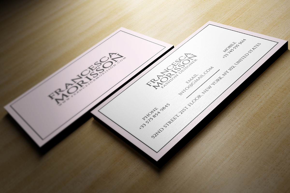 Feminine Business Card, a Business Card Template by Marvel (Photo 2 of 5)