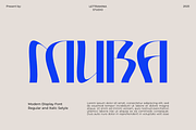 Mura - Modern Display Typeface, a Handwritten Font by Lettramina Studio (Thumbnail 1 of 10)