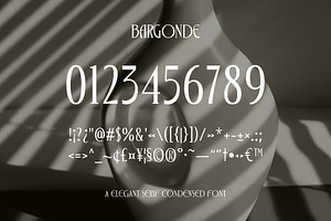 Bargonde Elegant Serif Condensed