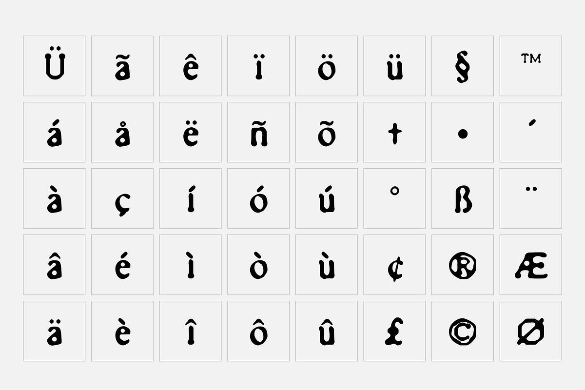 Degenerate, a Font by SelfBuild Type (Photo 11 of 13)