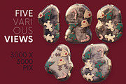 Christmas Deco - PNG Alphabet, an Object Graphic by MIIM (Thumbnail 3 of 4)