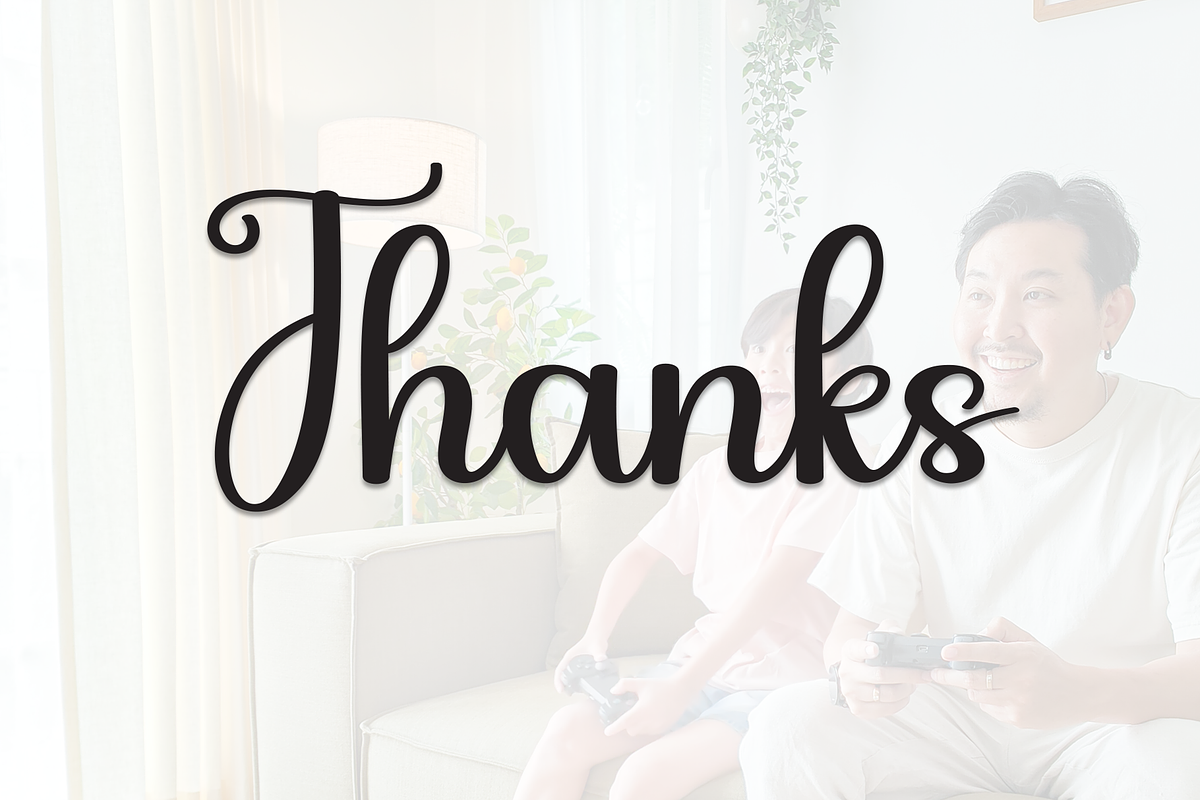 Blissful Father | Script Font, a Handwritten Font by Scratchones (Photo 9 of 9)