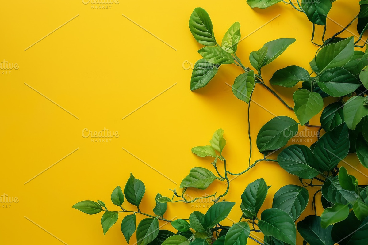 99 Frames of green leaves, a Nature Photo by Handmadefont (Photo 16 of 100)