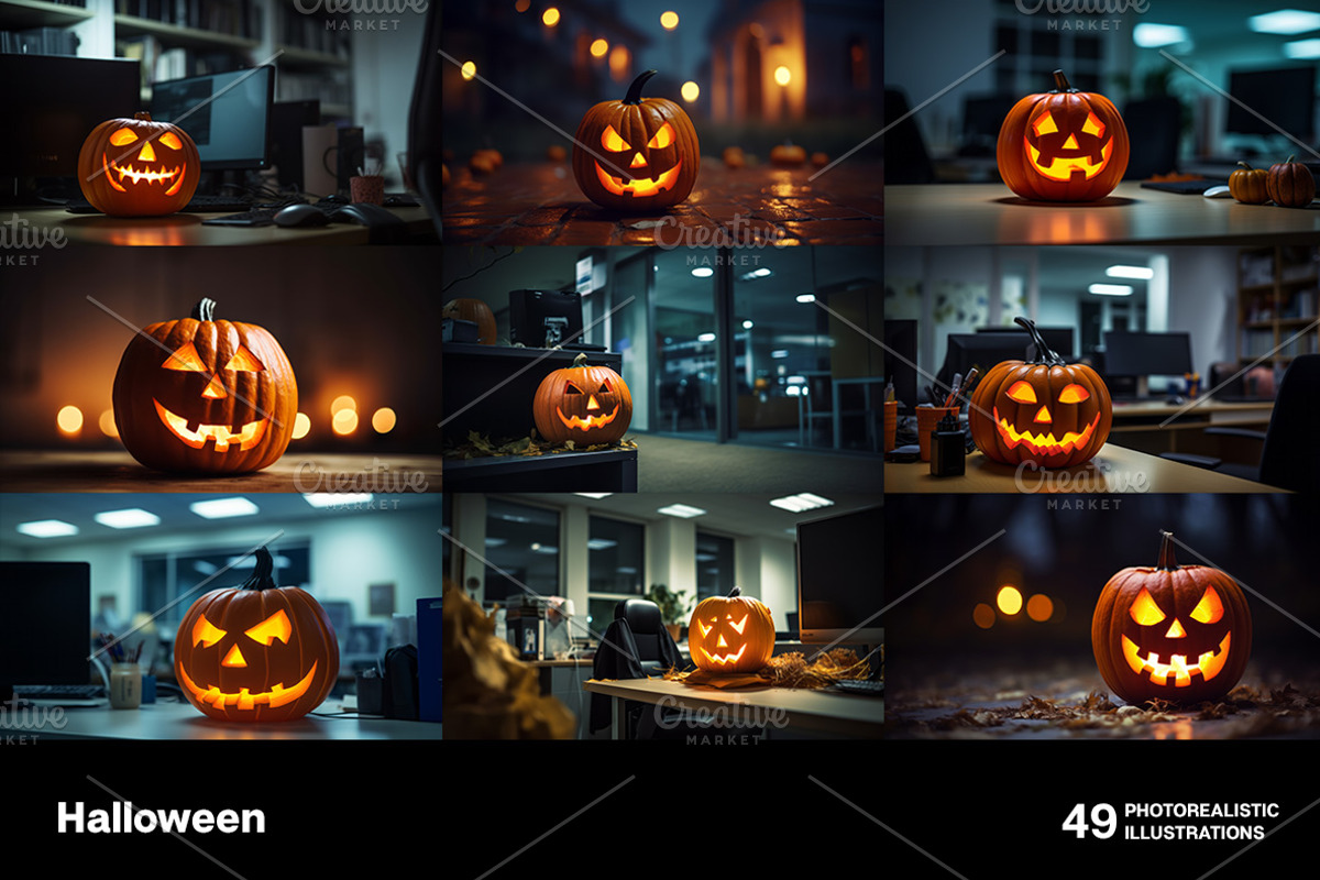 Halloween. 49 images, a Holiday Photo by Handmadefont (Photo 2 of 12)