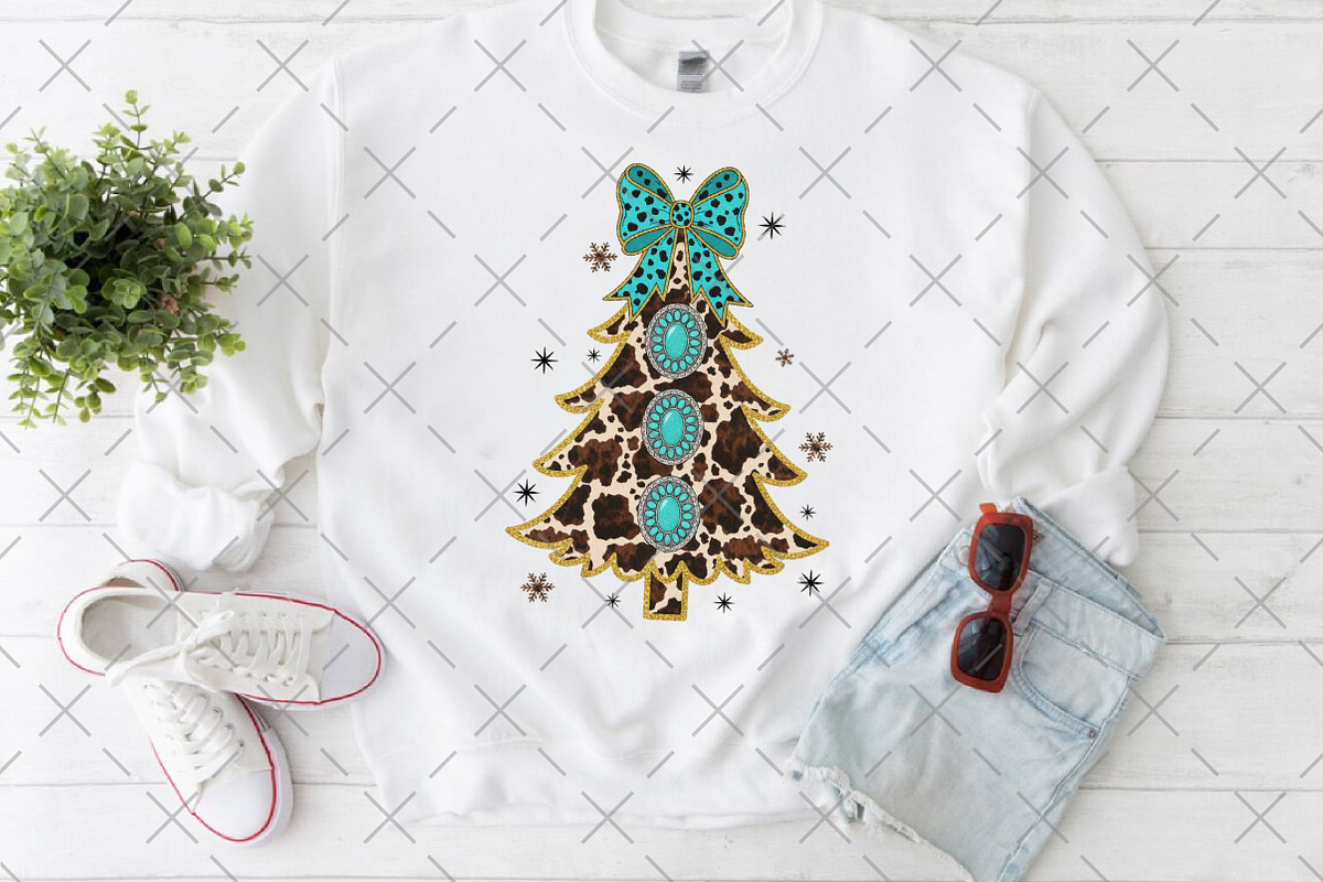Leopard Print Christmas Tree PNG, an Illustration by Craft Nest (Photo 4 of 6)