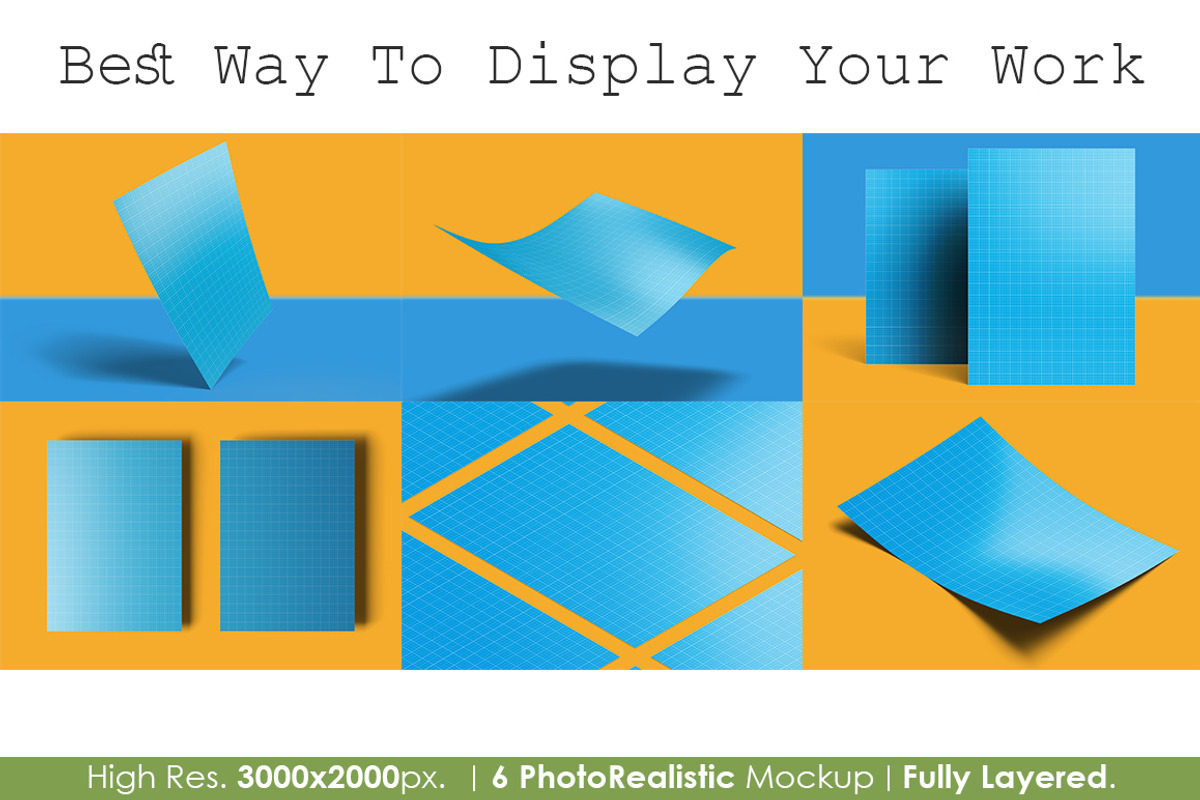A4 Mockup, a Print Template by MahmoudRafik (Photo 8 of 14)