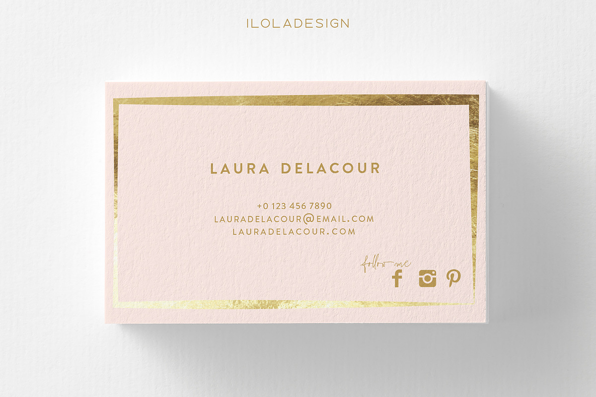 Elegant Photography Business Card, a Business Card Template by iloladesign (Photo 2 of 2)
