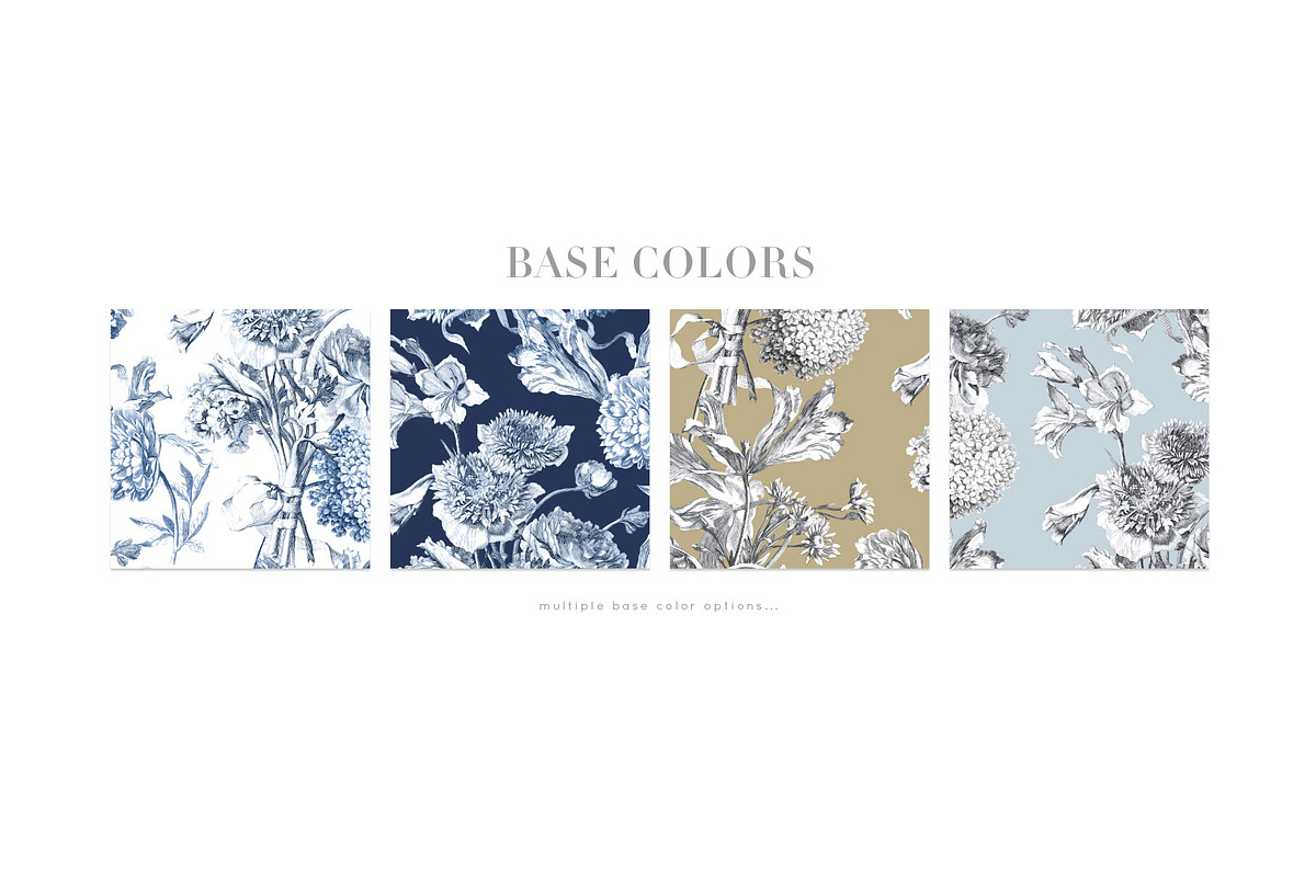 Toile Fleurie, Pattern & Motifs!, a Pattern Graphic by TSTUDIO (Photo 2 of 11)