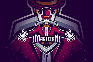 Magician Mascot Esport Logo