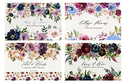 Watercolor Floral Bundle 90 in1, an Animal Illustration by whiteheartdesign (Thumbnail 37 of 50)