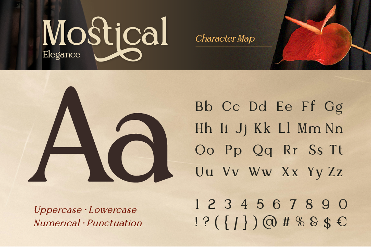 Mostical, a Font by Burntilldead (Photo 2 of 12)