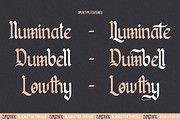 Zoldisx | Blackletter Typeface, a Blackletter Font by Denustudios (Thumbnail 12 of 15)