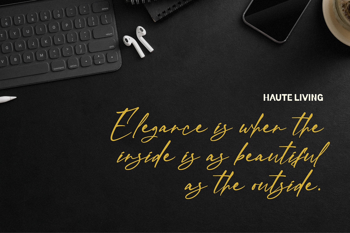 Maison Époque – The Luxury Font Duo, a Script Font by Creacy Studio (Photo 7 of 9)