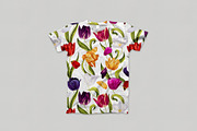 Colorful Tulips Seamless Pattern, a Pattern Graphic by MarynaPetrovska (Thumbnail 16 of 16)