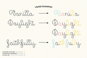 Midnight Diner Left-leaning Script, a Script Font by Leah Design (Thumbnail 15 of 20)