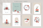 Cute Scandinavian Christmas set, a Seasonal Illustration by Tabita's shop (Thumbnail 5 of 10)