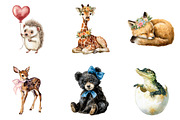 Baby Animal PNG Clipart, an Illustration by DreamArtGraphic (Thumbnail 4 of 5)
