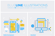 Blueline Illustrations Collection, an Outline Icon by Anatolii Babii (Thumbnail 5 of 6)