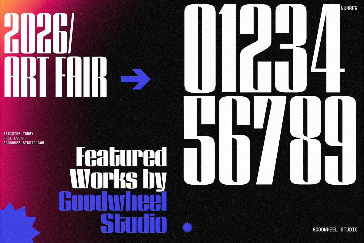 GW Lazor Font Family, a Sans Serif Font by Goodwheel Studio (Photo 4 of 14)
