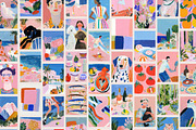 100 Modern Prints - Wall Art Bundle, a Background Graphic by Tomasz Ganclerz (Thumbnail 7 of 9)