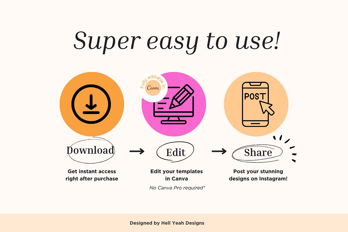 Trendsetter Instagram Post Templtes, a Social Media Template by Hell Yeah Designs (Photo 4 of 7)
