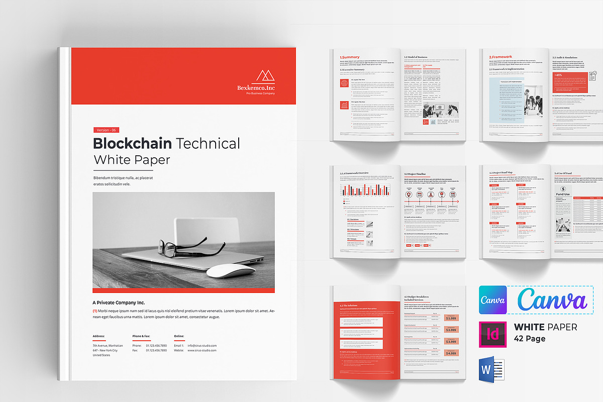 White Paper 42 Pages, a Brochure Template by obayes (Photo 1 of 28)
