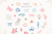 Dreamy Sea Watercolor Collection, a Decorative Illustration by Eva Gentle (Thumbnail 5 of 12)