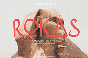 Rokas | Handcrafted Typeface, a Handwritten Font by Mofr 24 (Thumbnail 1 of 8)
