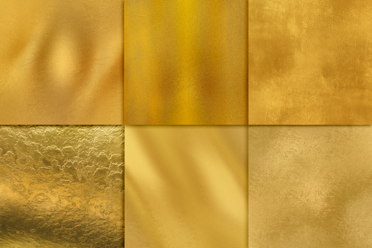 Gold Foil Textures, Gold Backgrounds, a Texture Graphic by Paper Element (Photo 2 of 5)