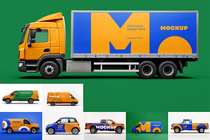 Car, Truck, Van, Pickup Mockup