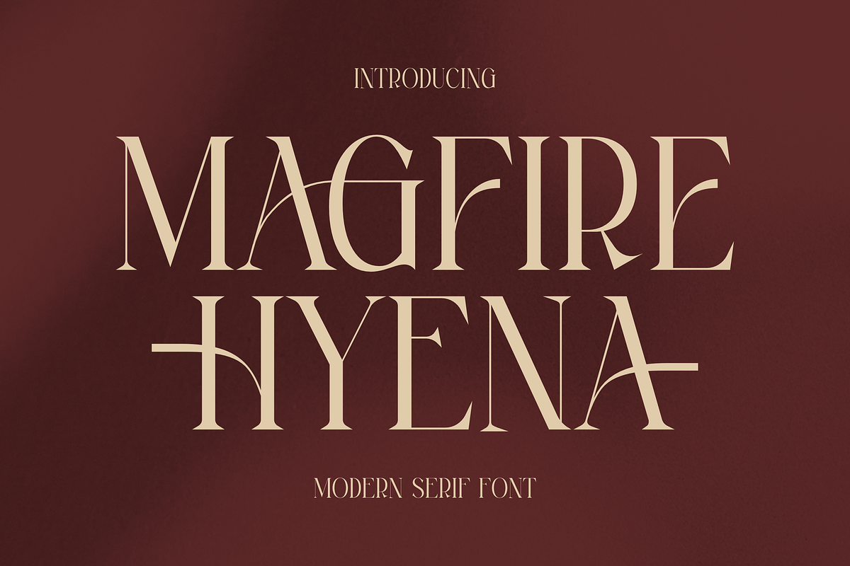 Magfire Hyena Modern Serif Font, a Serif Font by Storytype Studio (Photo 1 of 15)