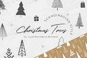 Scandinavian Christmas Trees & More, an Illustration by amber&ink (Thumbnail 1 of 6)