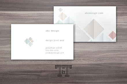 Abstract Business Card