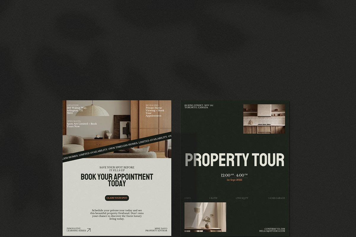 Modern Real Estate Instagram Kit, a Social Media Template by The Aesthetic Studio (Photo 5 of 10)