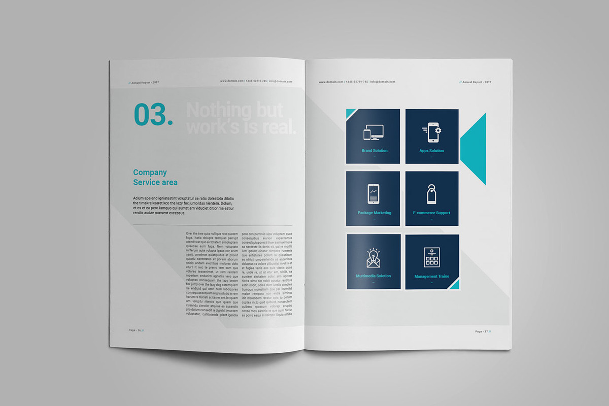 Annual Report Template, a Brochure Template by Elite_Standard (Photo 7 of 14)