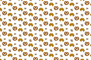 Set of patterns about breakfast, a Pattern Graphic by Lyolya Profitrolya (Thumbnail 3 of 5)