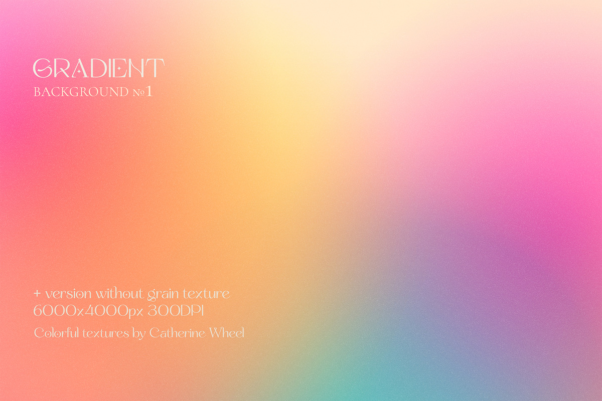 Colorful Gradient Backgrounds, a Texture Graphic by Vintage Digital Textures (Photo 5 of 9)